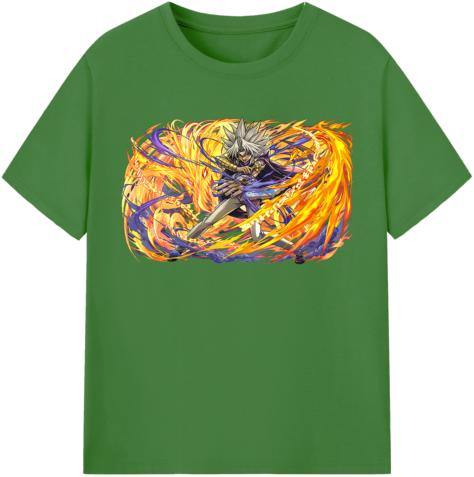 （画像用） 遊☆戯☆王 Yu-Gi-Oh! レディースカジュアルプリントTシャツ（綿100％）